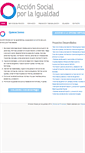 Mobile Screenshot of accionsocialporlaigualdad.org